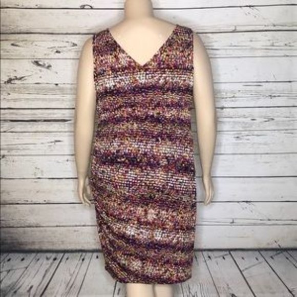 ALFANI Multi Colored Sleeveless Dress - Picture 11 of 11
